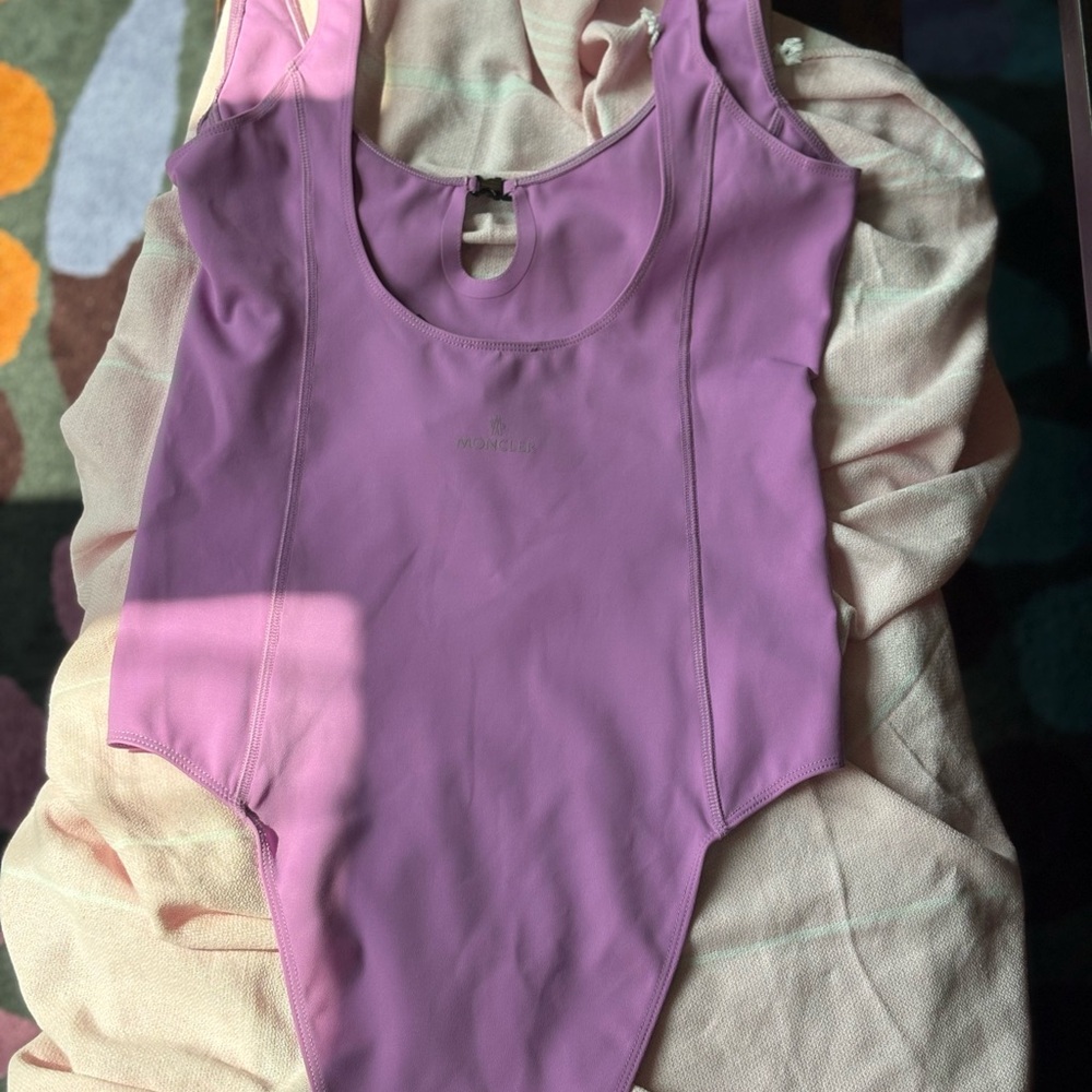 Moncler Purple One Piece Swimwear